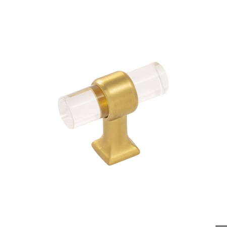 Hickory Hardware Crystal Palace Collection T-Knob 1-3/4 Inch x 11/16 Inch H079520-CABGB